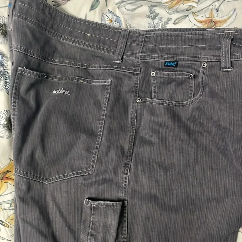Kuhl revolvr hiking pants pin striped